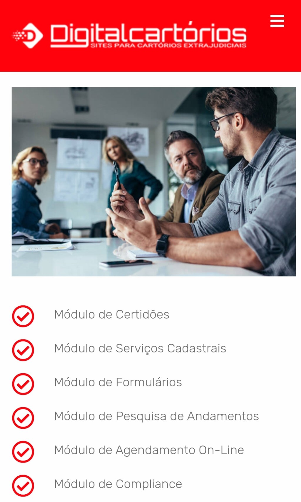 Sites para Serventias Extrajudiciais| Digital&nbsp;Cartorios
