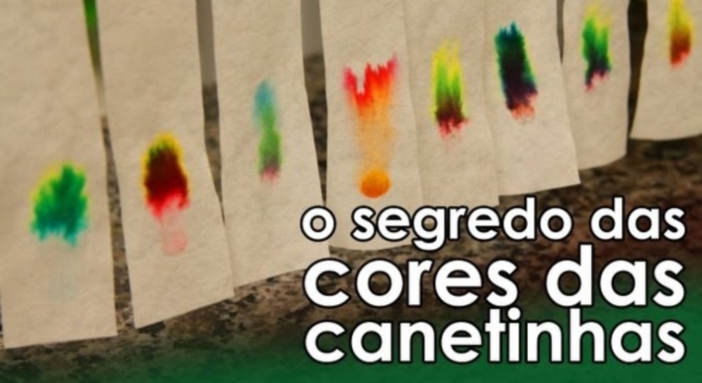 Assista a “O segredo das cores das canetinhas (CROMATOGRAFIA)” no YouTube