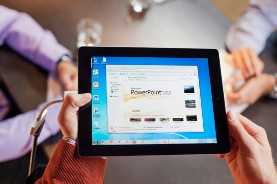 OnLive desktop sucessos da App Store, permitindo executar o Microsoft Office no&nbsp;iPhone