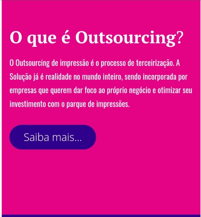 Você conhece Outsourcing de&nbsp;Impressão?