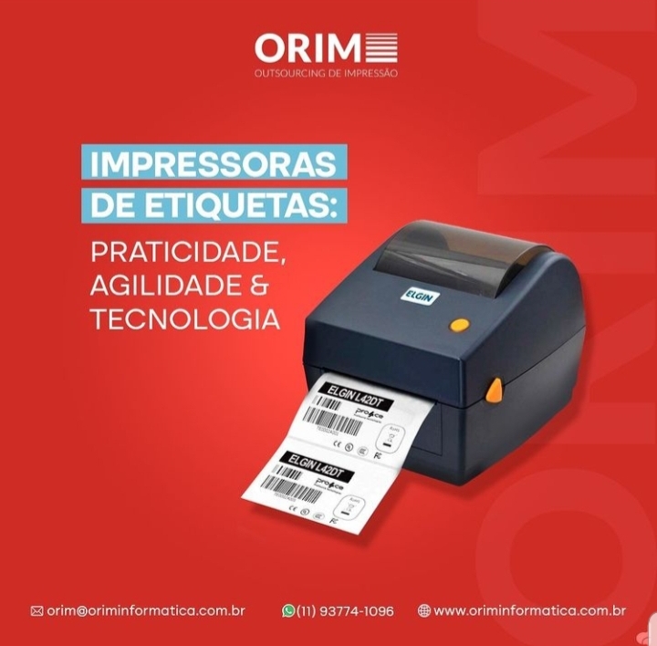 ORIM OUTSOURCING | Impressoras de Etiquetas: Praticidade, Agilidade e&nbsp;Tecnologia
