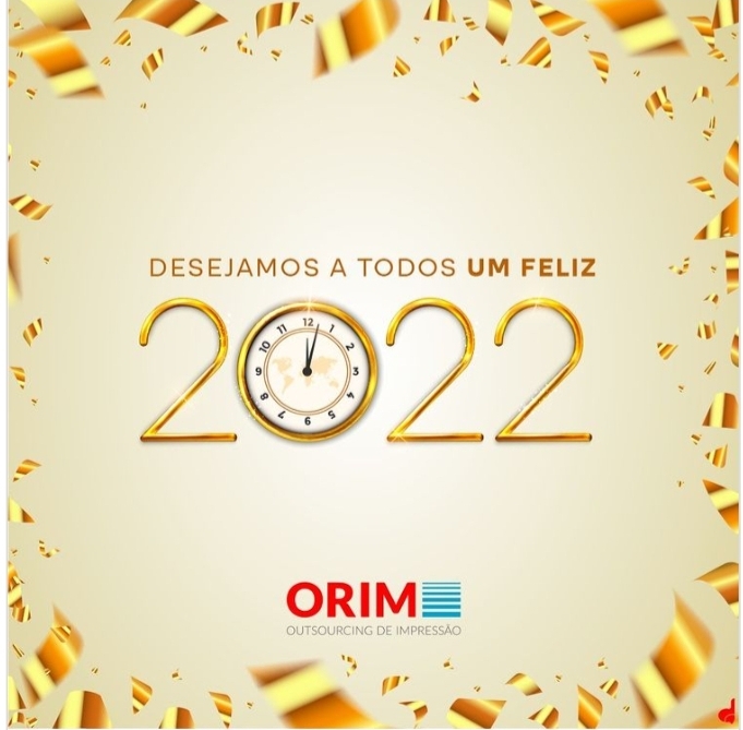 ORIM OUTSOURCING, desejamos a todos um FELIZ&nbsp;2022