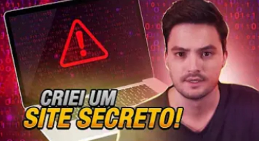 Assista a “CRIEI UM SITE SECRETO” no YouTube