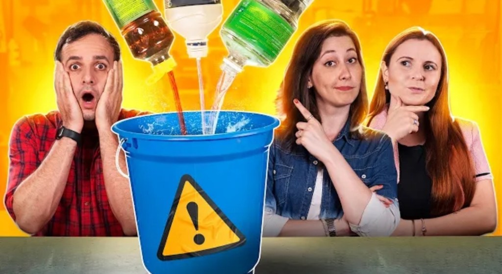 Assista a “Misturar produtos de limpeza? NÃO FAÇA ISSO” no YouTube
