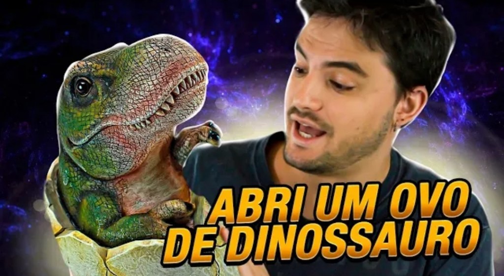Assista a “ABRI UM OVO DE DINOSSAURO” no YouTube