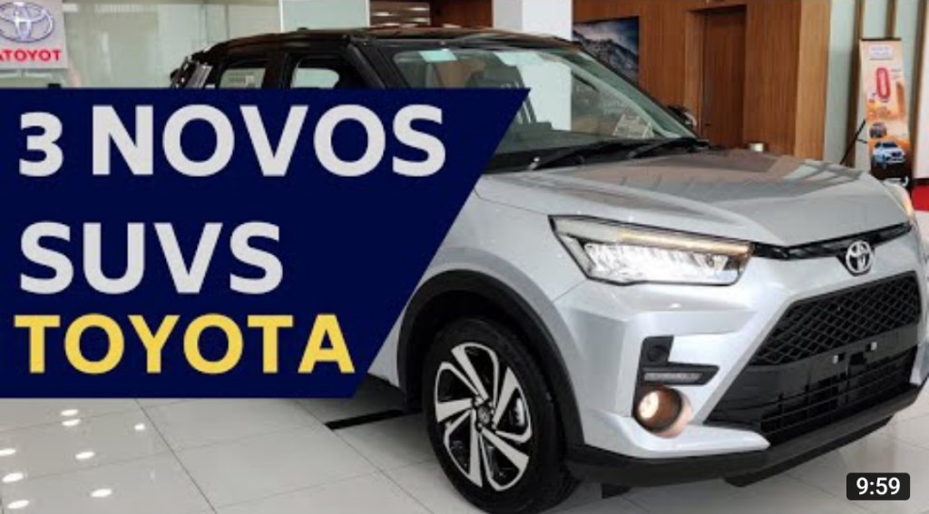 Assista a “LANÇAMENTOS NO BRASIL – 3 NOVOS SUVS TOYOTA” no&nbsp;YouTube