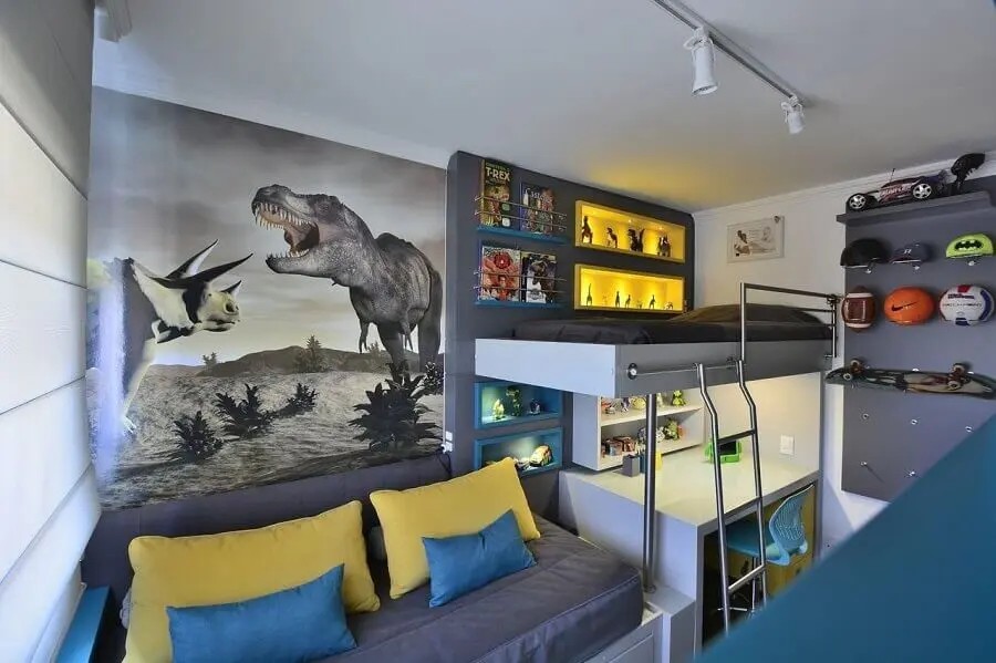 Quarto de Solteiro Pequeno: +52 Modelos e Dicas para se Inspirar
