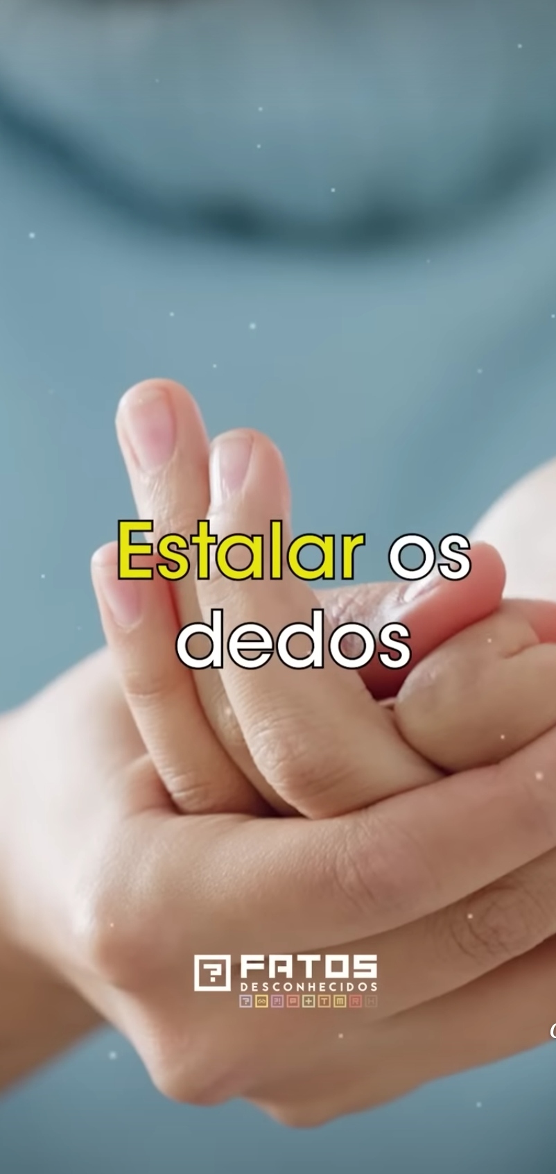 Assista a “Estalar os dedos faz mal? #shorts” no YouTube