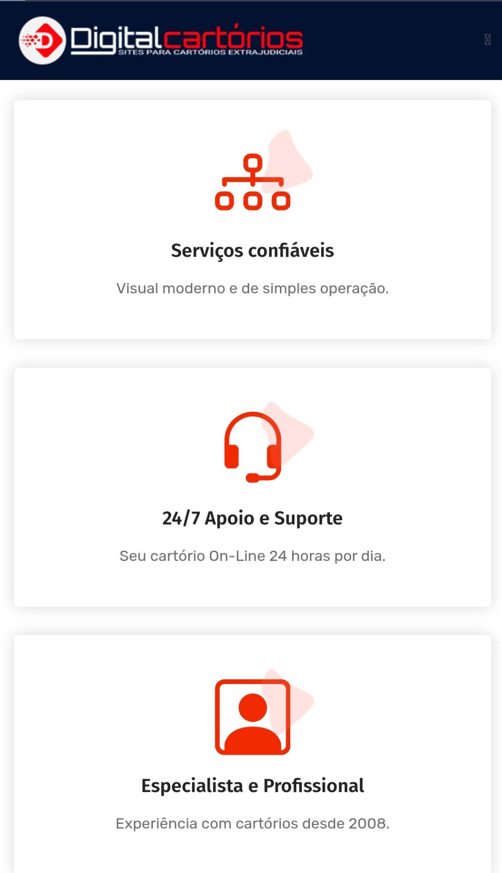 Conheça todos os Serviços da DIGITALCARTÓRIOS.