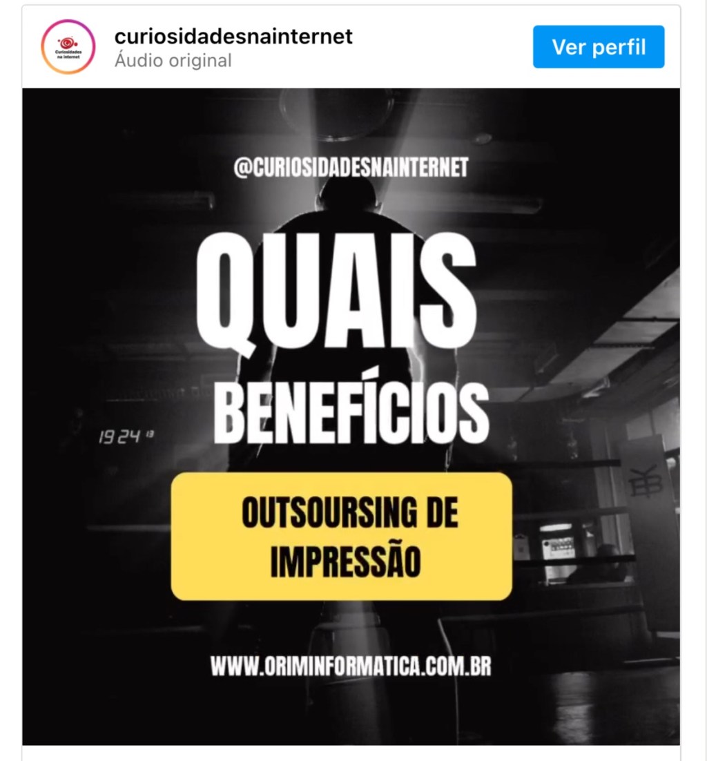 Quais os benefícios do outsourcing de impressão? | Orim&nbsp;Informática