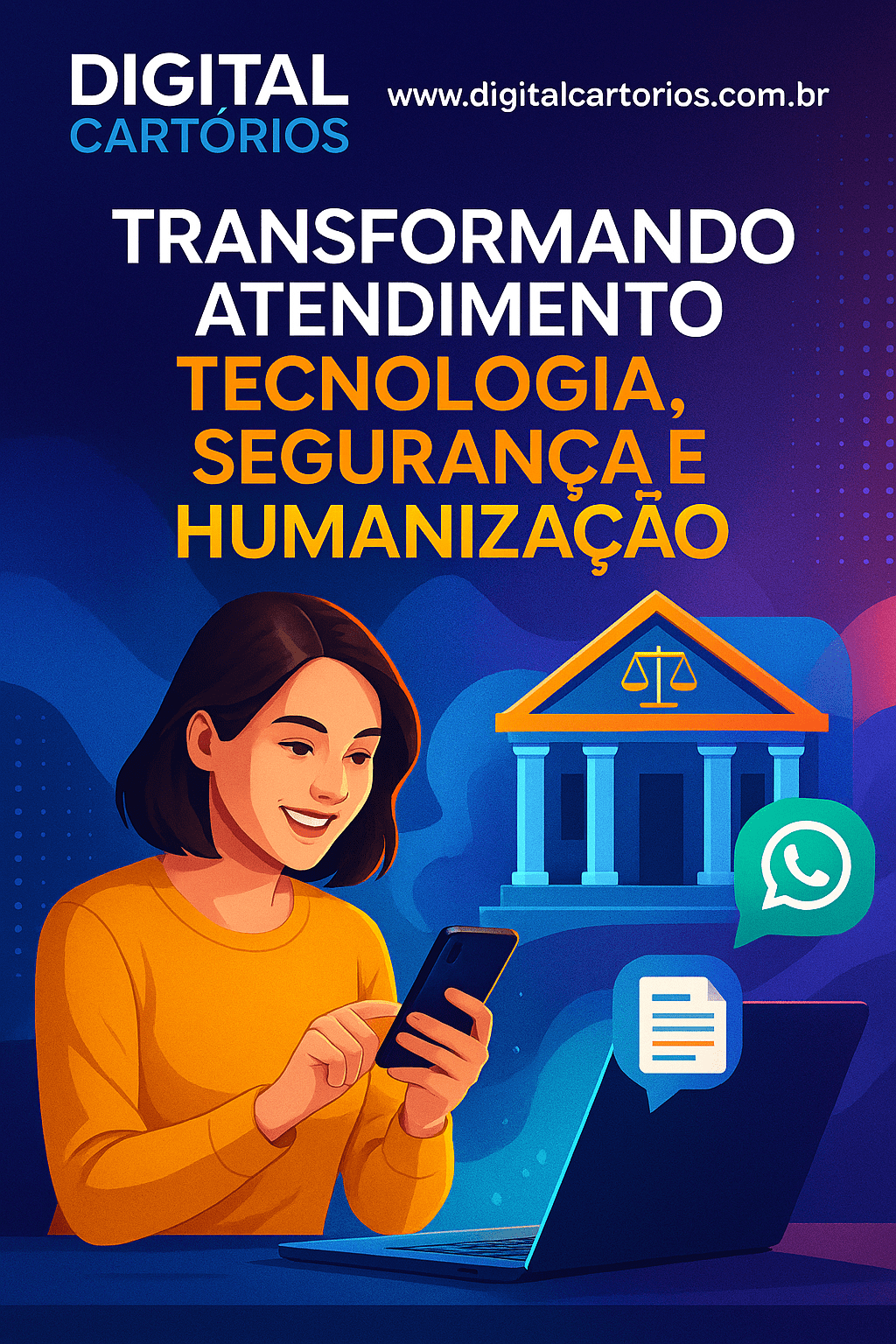 Digital Cartórios: Transformando Atendimento com Tecnologia, Segurança e&nbsp;Humanização