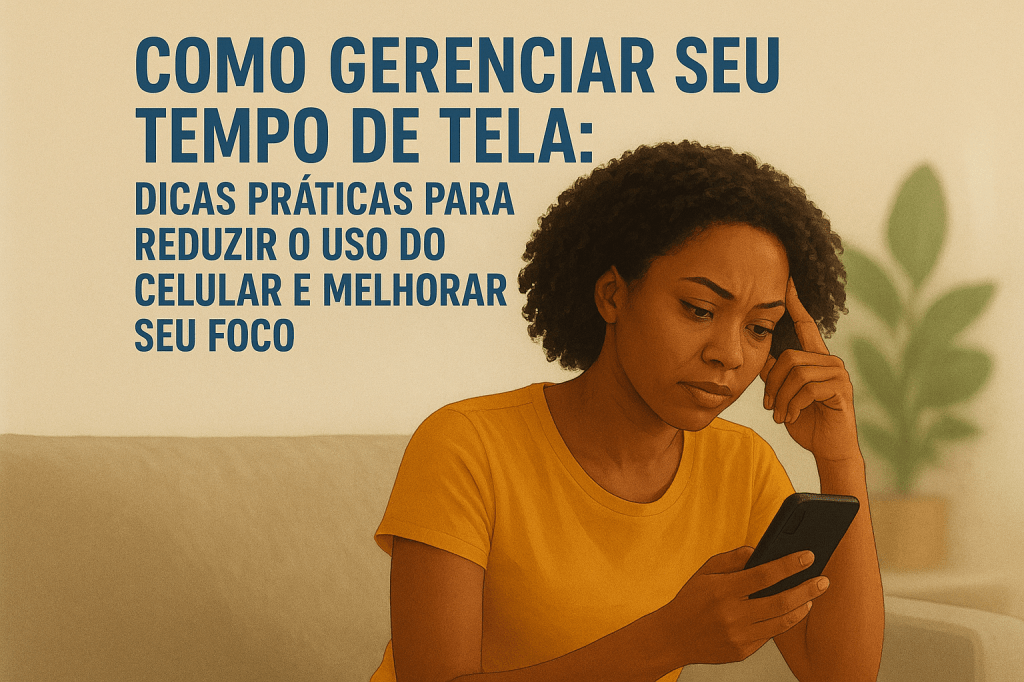 Como Gerenciar Seu Tempo de Tela: Dicas Práticas para Reduzir o Uso do Celular e Melhorar Seu&nbsp;Foco