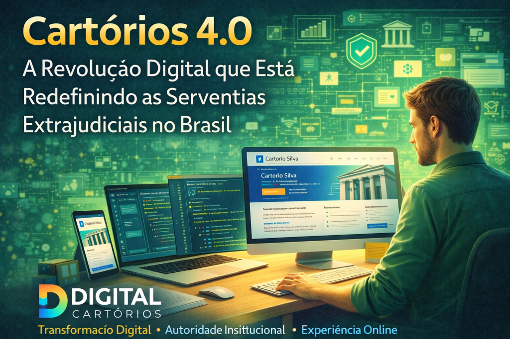 🌍 Cartórios 4.0: A Revolução Digital que Está Redefinindo as Serventias Extrajudiciais no&nbsp;Brasil