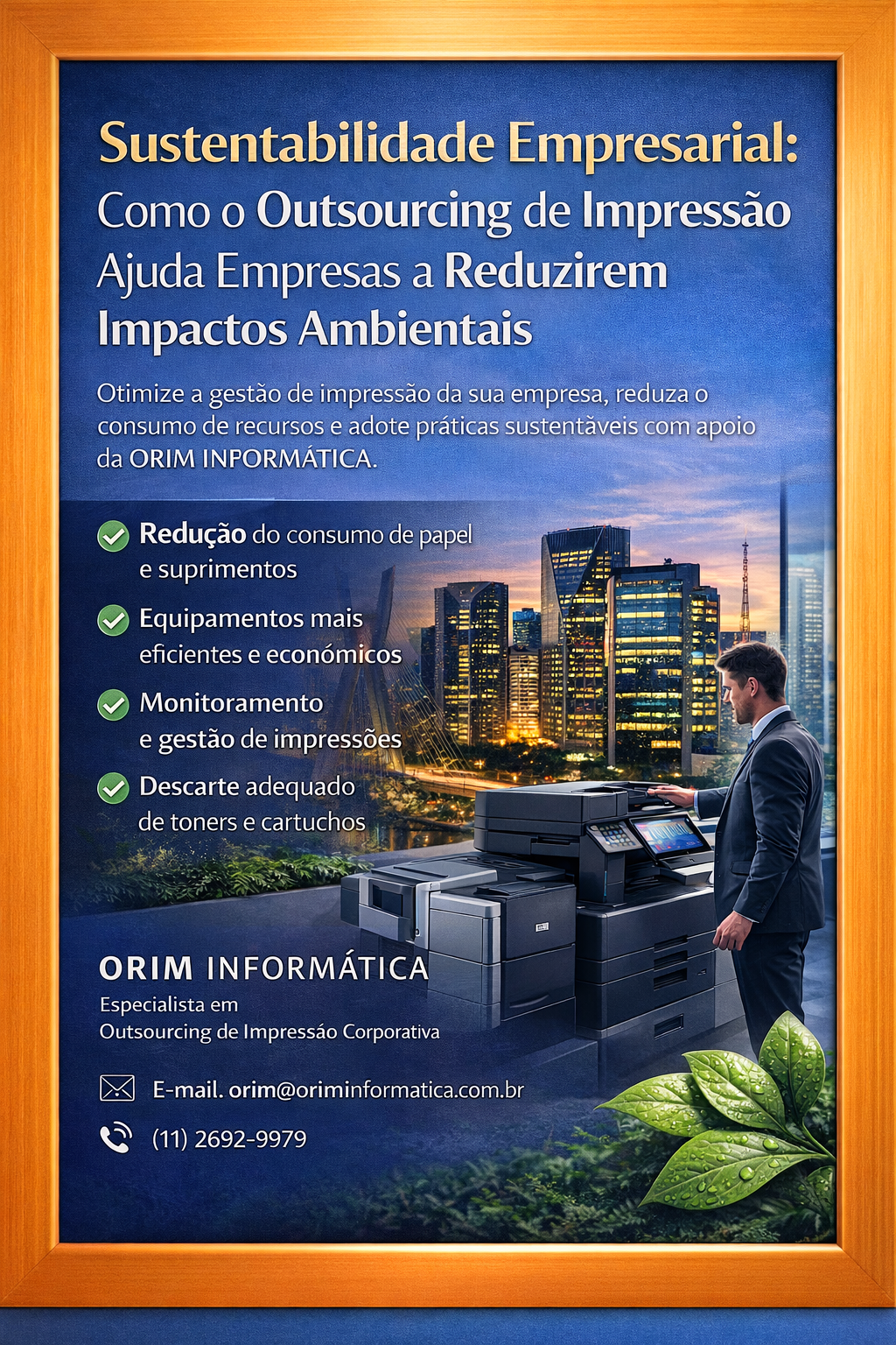 ESG na Impressão Corporativa: Como Empresas Podem Reduzir Custos e Impactos&nbsp;Ambientais