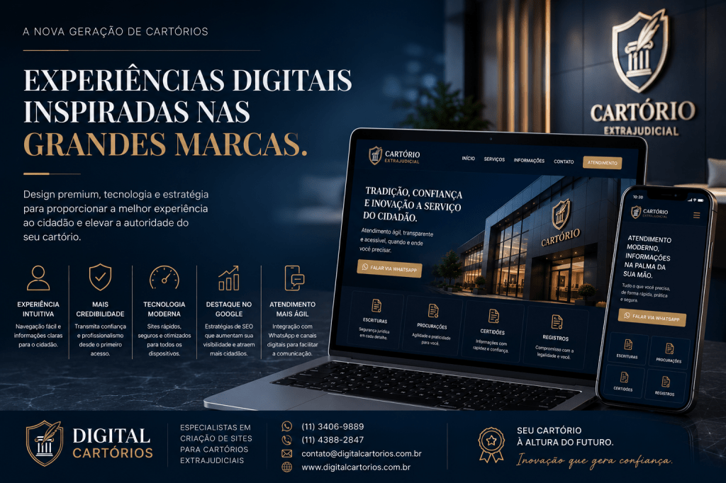 Por Que os Cartórios Mais Modernos Estão Adotando Experiências Digitais Inspiradas nas Grandes Marcas?